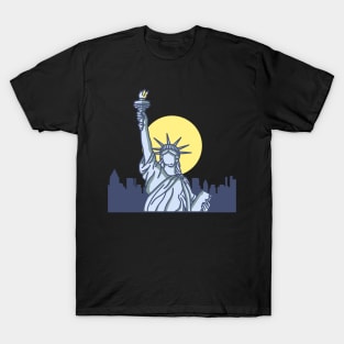 Liberty : line art T-Shirt